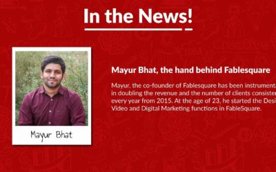 Mayur Bhat, the hand behind Fablesquare