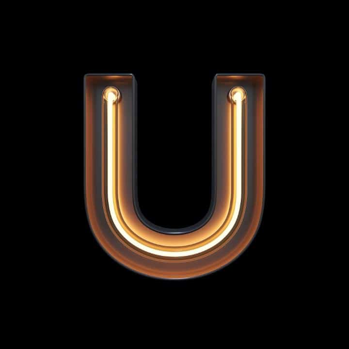 u